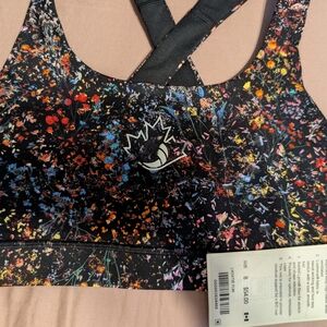 Lululemon Floral Sports Sweat Bra Size 8 Runs Small